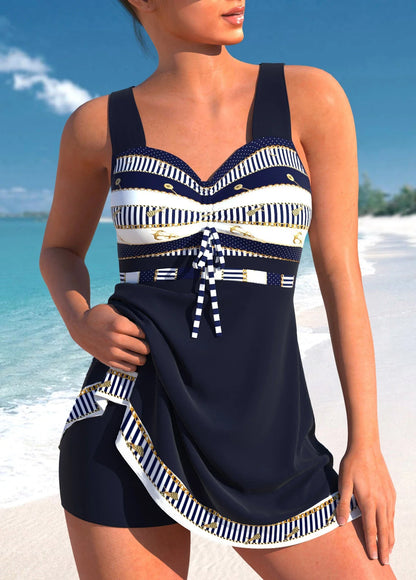 MOMSUITE© - UV-beskyttelse Tankini todelt Badetøjssæt