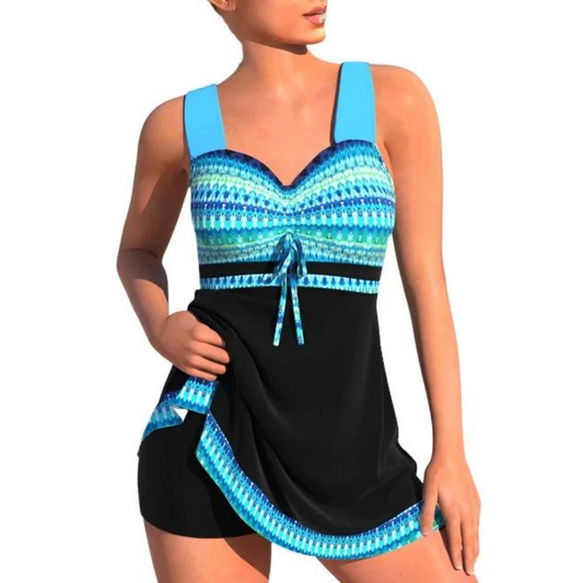 MOMSUITE© - UV-beskyttelse Tankini todelt Badetøjssæt