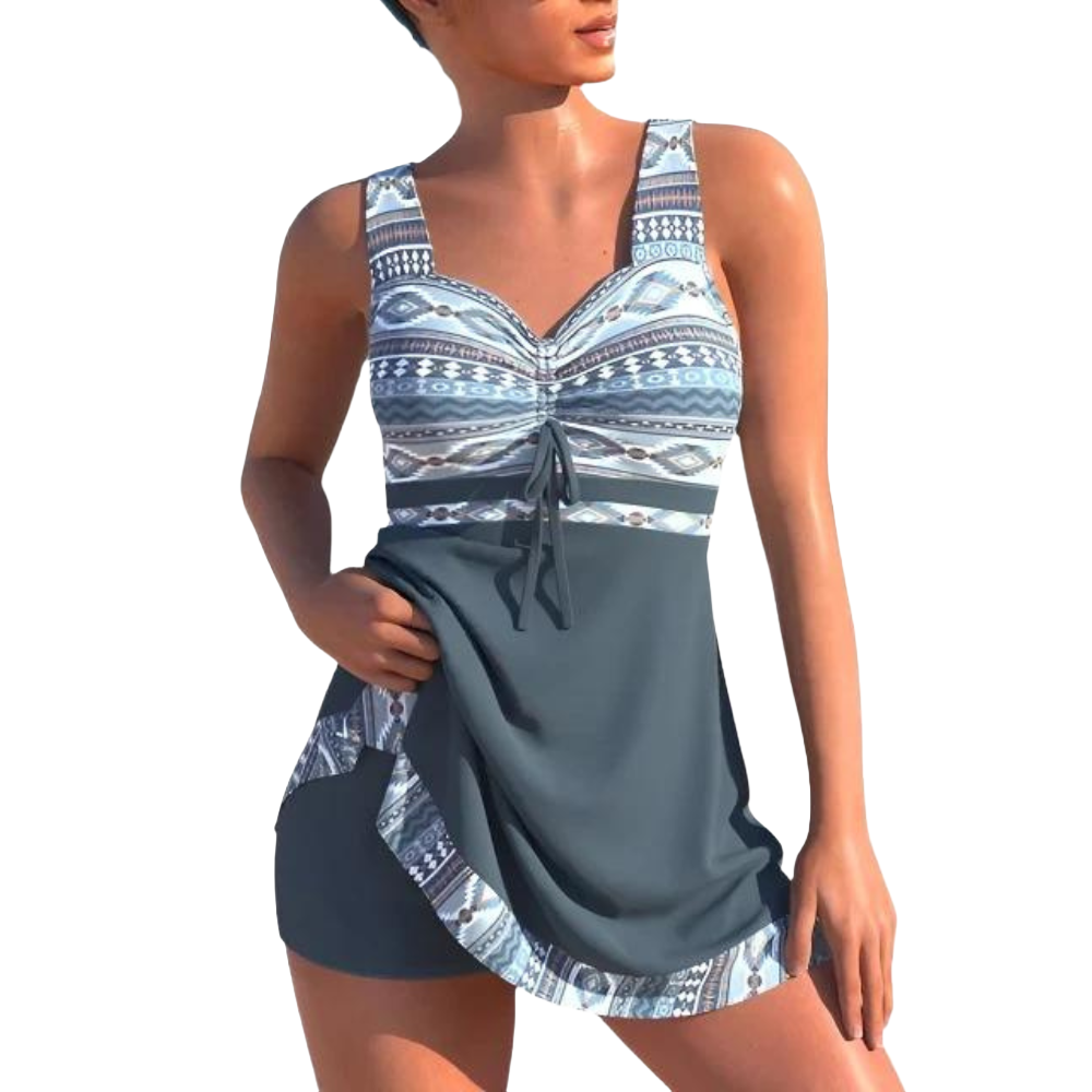 MOMSUITE© - UV-beskyttelse Tankini todelt Badetøjssæt