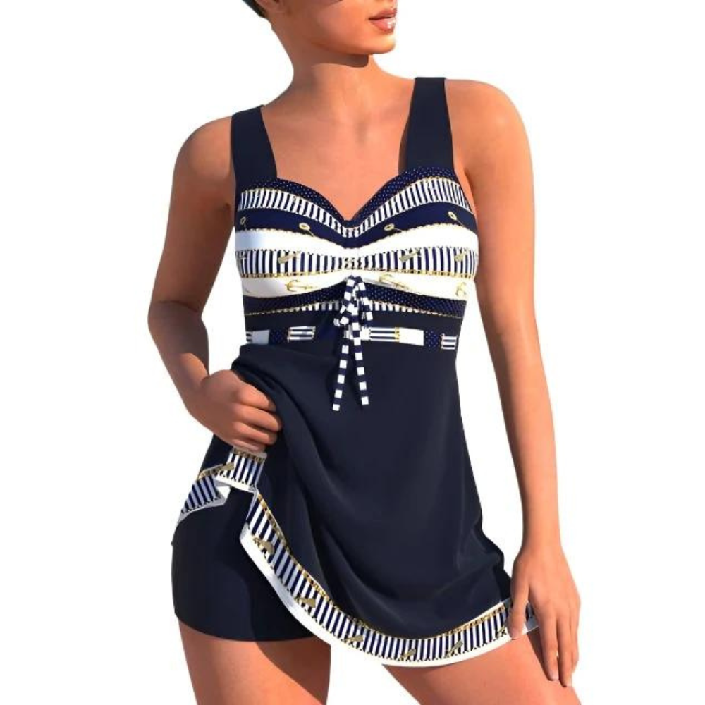 MOMSUITE© - UV-beskyttelse Tankini todelt Badetøjssæt