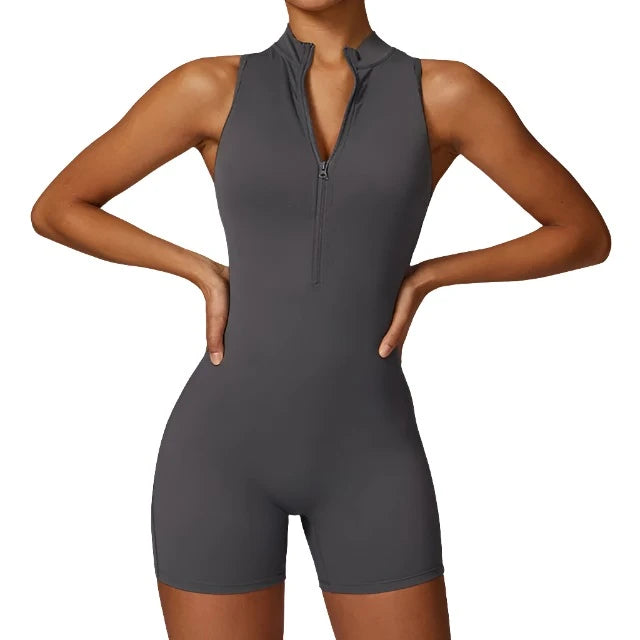 SLIMYOGI© - Pushup Uden ærmer Yoga-jumpsuit
